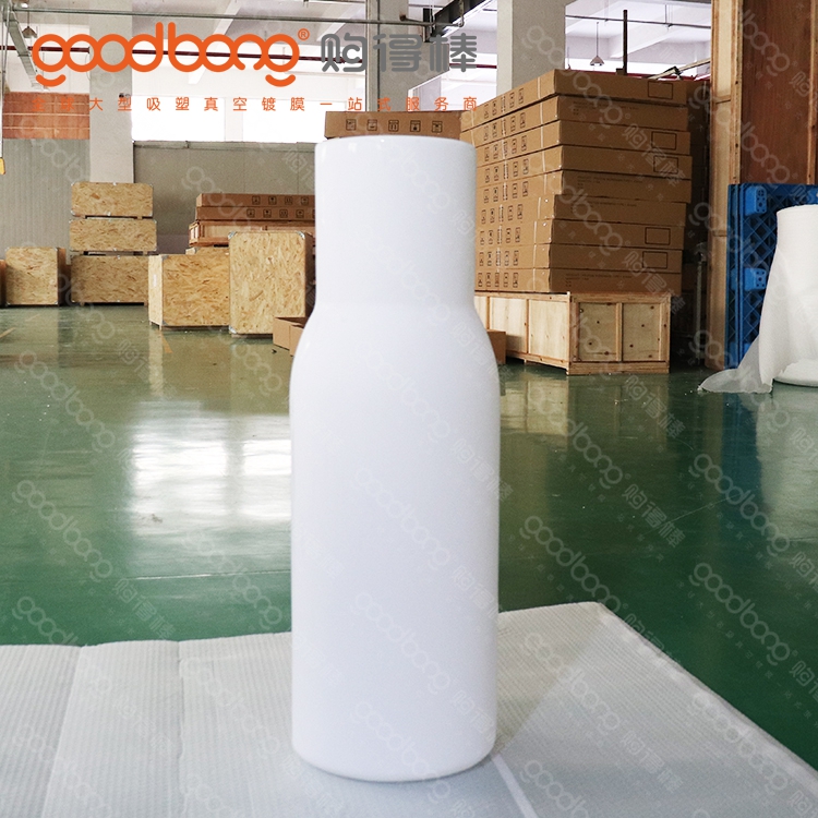 ABS厚片吸塑三維立體瓶子造型燈箱的制作方法